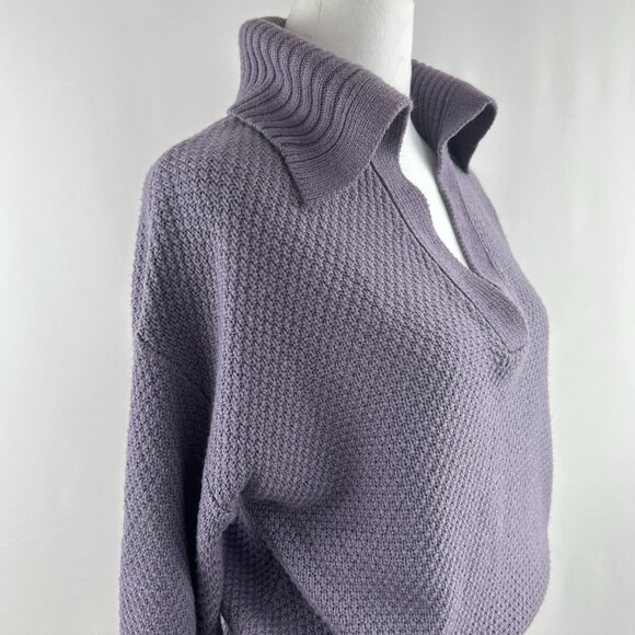 Icône by Simons Collared Soft Knit Sweater – Lavender – Women's small - Picture 4 of 9